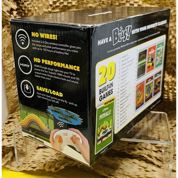 Atari 2600 Activision Flashback PITFALL! + 19 Games HDMI Wireless Controller New - Picture 2 of 5